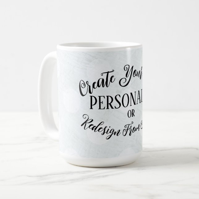 Caneca De Café Vazio personalizável - Crie o seu (Frente Esquerda)