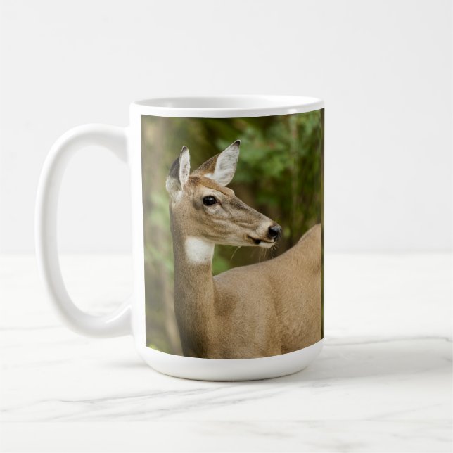 Caneca De Café Veado Branco (Esquerda)