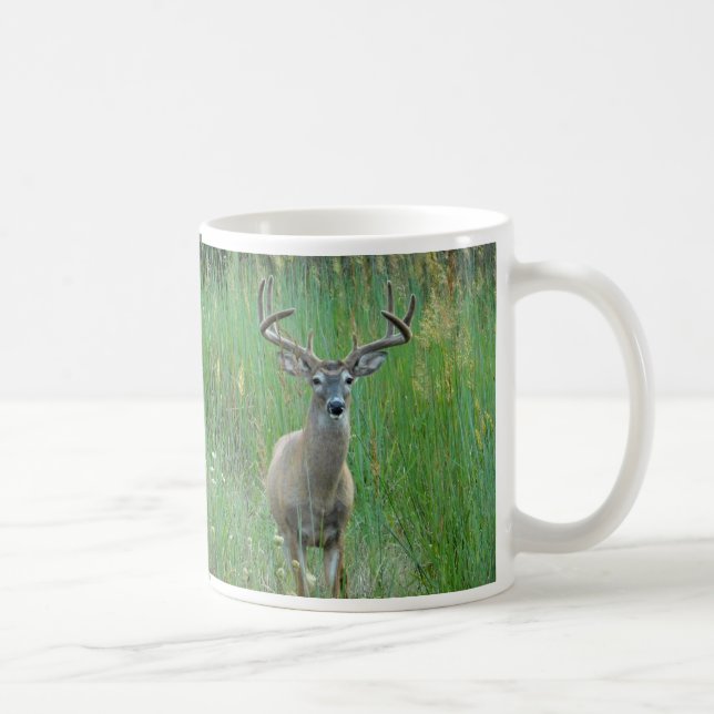 Caneca De Café Veado-de-Whitetail em Meadow Mug (Direita)