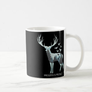 Caneca De Café Veado - Floresta Natural Animal - Preservar &
