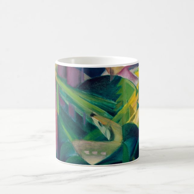 Caneca De Café Veados em um Jardim de um Mosteiro por Franz Marc (Centro)