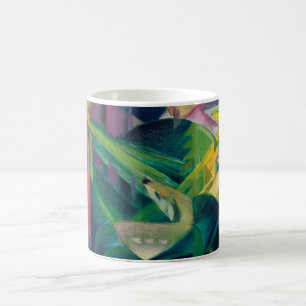 Caneca De Café Veados num Jardim de um Mosteiro por Franz Marc