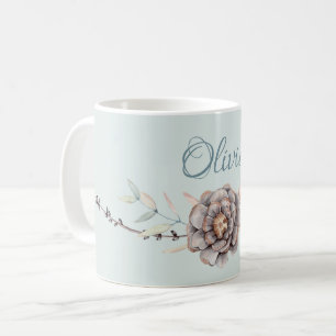 Caneca De Café Vedante de Woodland Watercolor