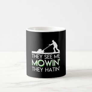 Caneca De Café Vêem-me Mowin eles cortador de relva de Hatin