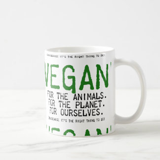 CANECA DE CAFÉ VEGAN FOR THE ANIMALS