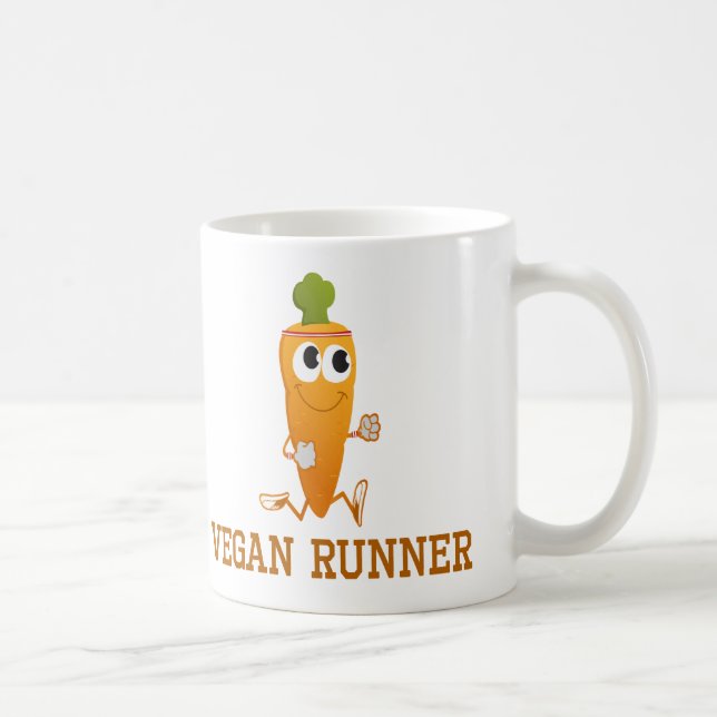 Caneca De Café Vegan Runner Carrot (Direita)