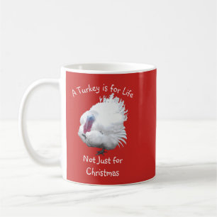 Caneca De Café Vegan Turkey Christmas