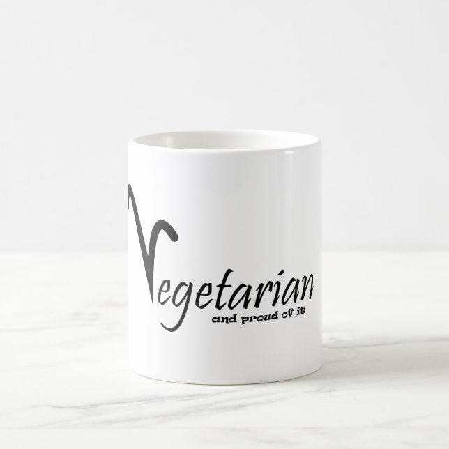 Caneca De Café Vegetariano (Centro)