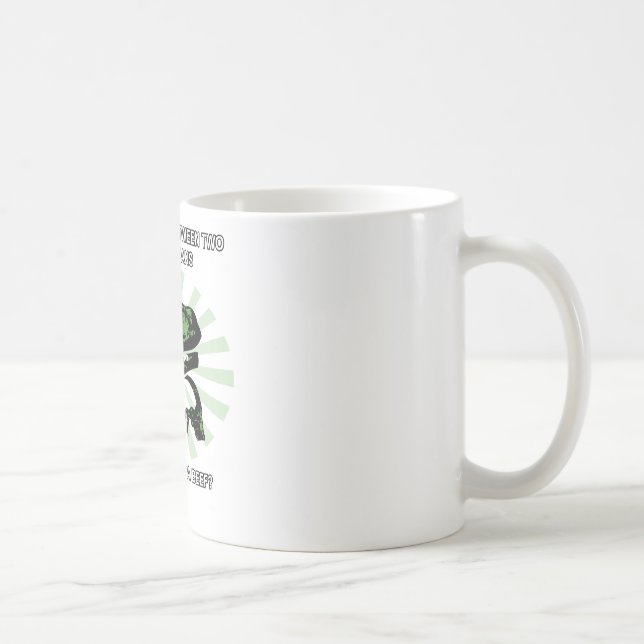 Caneca De Café Vegetarianos de Philosoraptor (Direita)