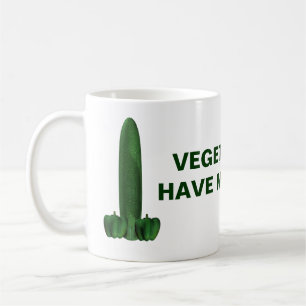 Caneca De Café Vegetarianos se divertem mais