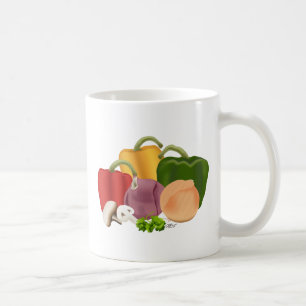 Caneca De Café Veggies