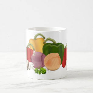 Caneca De Café Veggies