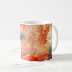 Caneca De Café Veias Ardentes de Mármore Líquido