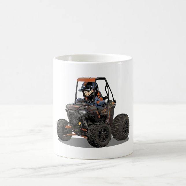 Caneca De Café Veículo off-road de desenho animado UTV (Centro)
