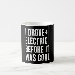 Caneca De Café Veículos Elétricos Engraçados