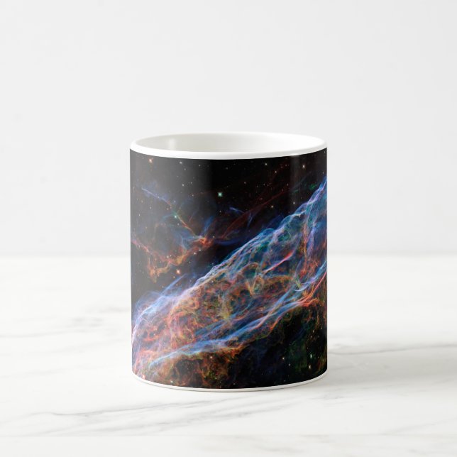 Caneca De Café Veil Nebula Supernova Mantém Telescópio Hubble (Centro)