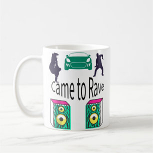 Caneca De Café Veio Rave Edm Para Homens Mulheres Beisebol