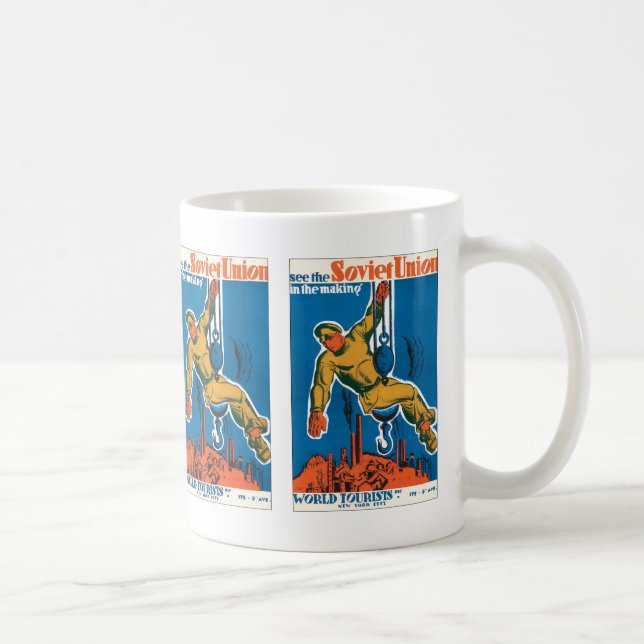 Caneca De Café Veja a União Soviética no Fazer (Direita)