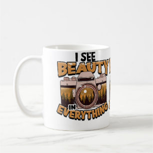 Caneca De Café Vejo Beleza Em Tudo - Fotografia