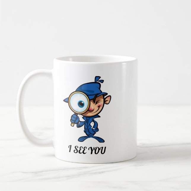 Caneca De Café Vejo você muito (Esquerda)