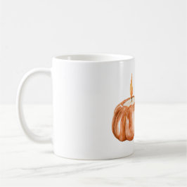 Caneca De Café Vela de Abóbora Brilhante