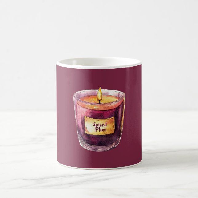 Caneca De Café Vela Dourada Borgonha (Centro)