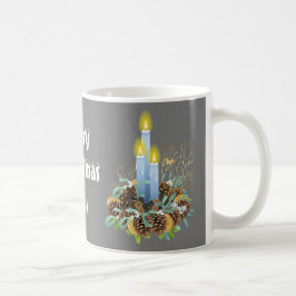 Caneca De Café Velas Cookies Whimsical Magical Snow Xmas