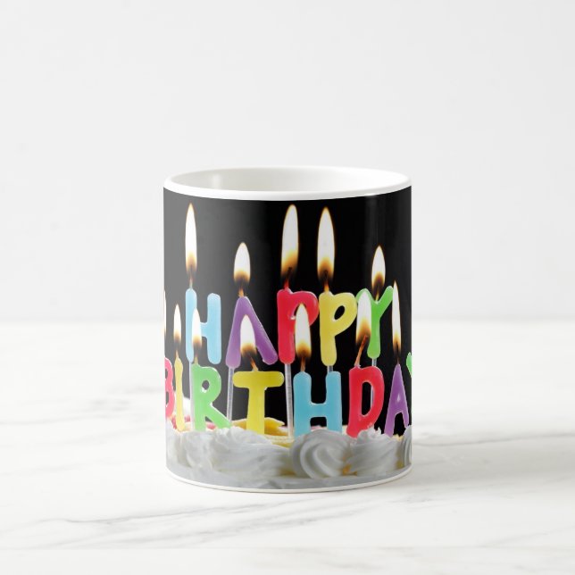 Caneca De Café Velas de Aniversário (Centro)