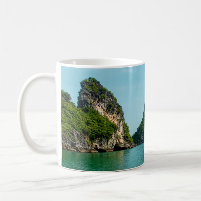 Caneca De Café Velejando na Baía de Hao Bay, Vietnã (Esquerda)