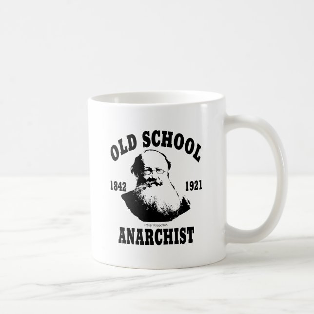 Caneca De Café Velha escola  --  Peter Kropotkin (Direita)
