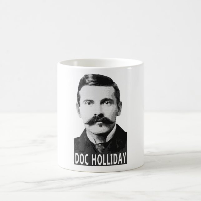 CANECA DE CAFÉ VELHA LEGENDA OCIDENTAL DOC HOLLIDAY (Centro)