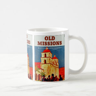 Caneca De Café Velhas Missões ~ Papais noeis Barbara