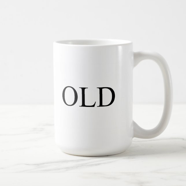Caneca De Café Velho (Direita)
