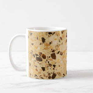 Caneca De Café Velho fundo de texturas de moagem. arte áspera es