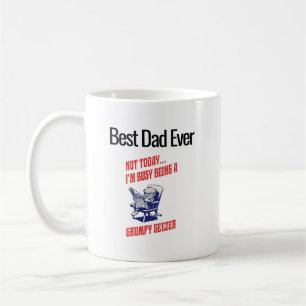 Caneca De Café Velho Resmungão Ocupado