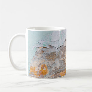 Caneca De Café Velho Wallgrunge, abstrato, antigo, arte, fundo