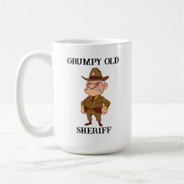 Caneca De Café Velho Xerife Grumpy