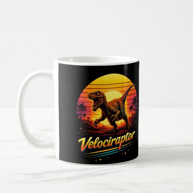 Caneca De Café Velociraptor (Esquerda)