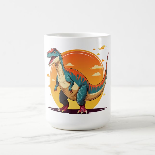 Caneca De Café Velociraptor (Centro)