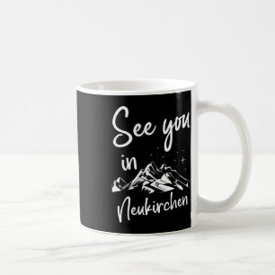 Caneca De Café Vemo-Nos Em Neukirchen Alemanha, Esqui De Férias