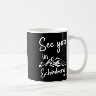 Caneca De Café Vemo-Nos Em Schönberg, Alemanha, Férias Ski