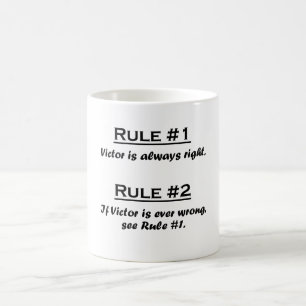 Caneca De Café Vencedor da regra