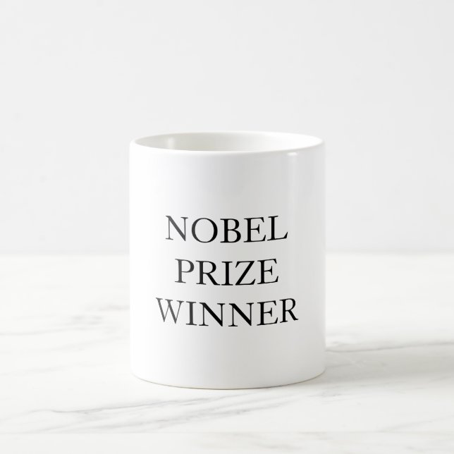 CANECA DE CAFÉ VENCEDOR DE PRÉMIO NOBEL (Centro)