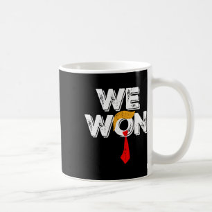 Caneca De Café Vencedor do Trump Vance que ganhamos na América