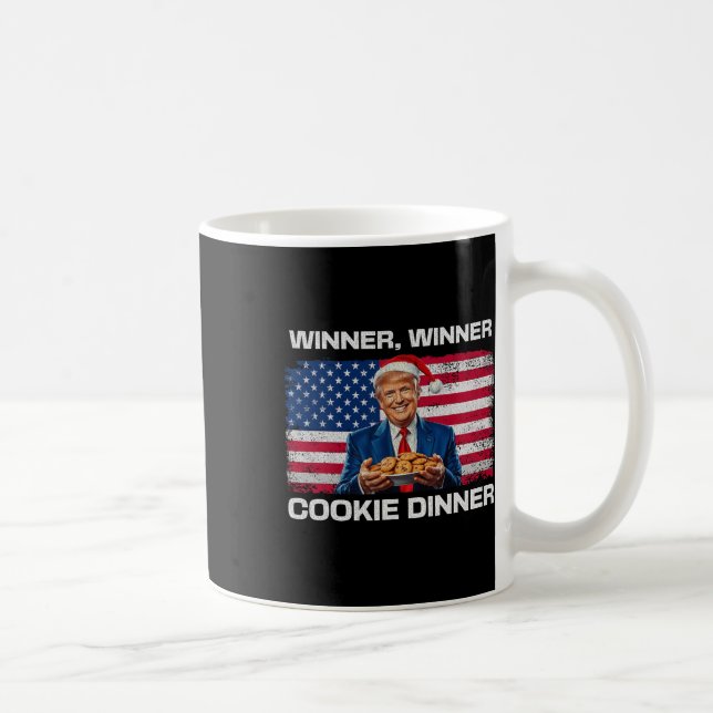 Caneca De Café Vencedor Janto Cookie Funny Trump 2024 47th (Direita)
