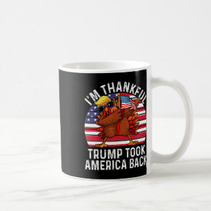 Caneca De Café Vencedor, sou grato Trump Won, levou a América Ck 