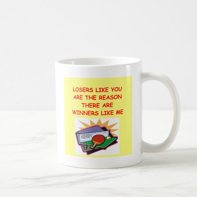 Caneca De Café vencedores engraçados e piada dos vencidos (Direita)