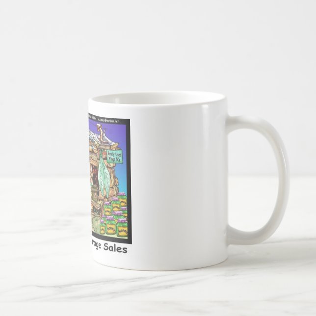 Caneca De Café Vendas de Garagem de Abelhas Típicas Presentes Eng (Direita)