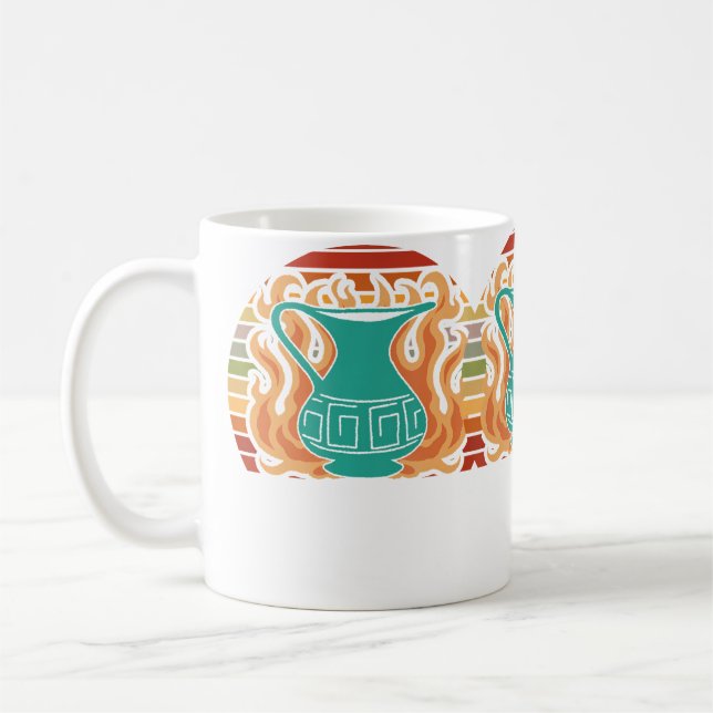 Caneca De Café Vendedor de Olaria Cerâmica Forno Amante de Cerâmi (Esquerda)