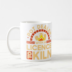 Caneca De Café Vendedor de Panela Forno de Cerâmica Artista de Ce